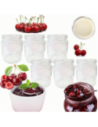 Słoiki 250ml dżemy konfitury przyprawy deserki 6sztuk 66mm
