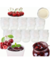 Słoiki 250ml słoiczki na dżem przyprawy deserki konfitury 10szt. 66mm PZH
