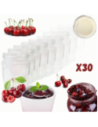 Słoiki 250ml dżemy konfitury przyprawy deserki 30sztuk 66mm PZH