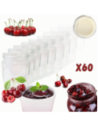 Słoiki 250ml dżemy konfitury przyprawy deserki 60sztuk 66mm PZH