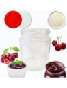 Słoik 250ml KOMPLET z POKRYWKĄ słoik dżemy konfitury przyprawy deserki 66mm