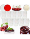 Słoiki 250ml dżemy konfitury przyprawy deserki 10kpl zakrętki 66mm PZH