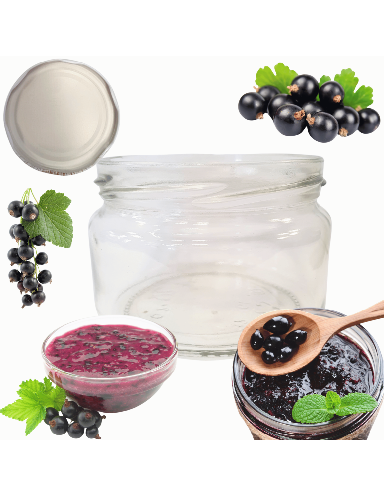 Słoiki - Słoik 250ml słoiczki na dżem przyprawy deserki konfitury 1szt. 82mm PZH - product b2b.wamar.biz 1