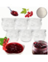 Słoiki 260ml dżemy konfitury przyprawy grzybki 6sztuk 82mm