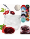 Słoik 260ml dżemy konfitury przyprawy grzybki KOMPLET z POKRYWKĄ 82mm