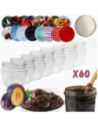 Słoiki 330ml 60 KOMPLETÓW z POKRYWKĄ dżemy konfitury przyprawy grzybki 82mm
