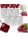 Słoiki 540ml dżemy konfitury przeciery pasztet 6sztuk 82mm
