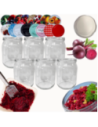 Słoiki 540ml dżemy konfitury przeciery pasztet 6kompletów zakrętki 82mm