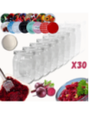Słoiki 540ml 30 KOMPLETÓW z POKRYWKĄ słoiki na pasztet dżemy zaprawy 82mm