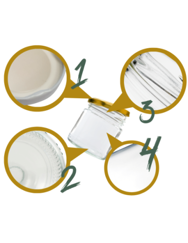 Słoiki - Słoik 720ml 0,7l soki ogórki papryka kompot fasolka szparagi 1sztuka 82mm - product 4