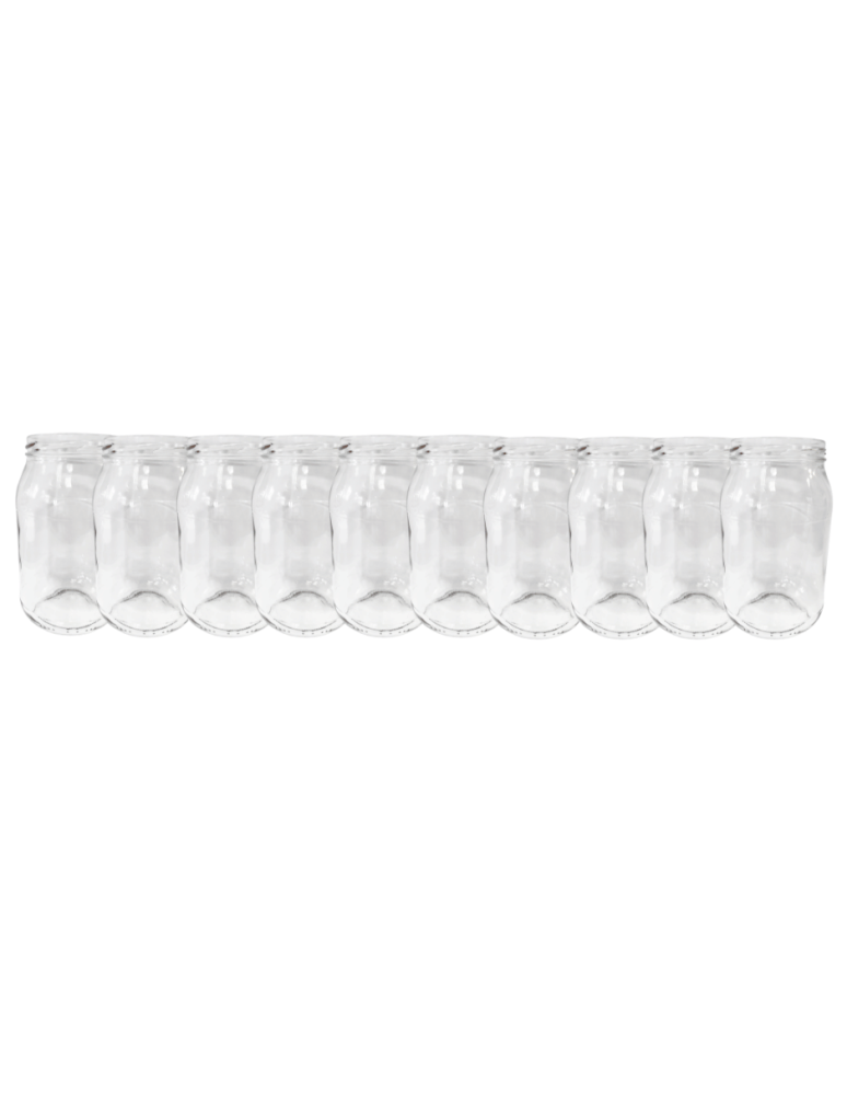 Słoiki - Słoiki 900ml słoiki na miód ogórki małosolne sałatki 10sztuk 82mm PZH 0,9L - product b2b.wamar.biz 1