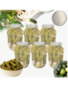 Słoiki 1500ml 1,5l soki ogórki małosolne nalewki kompoty 6sztuk 82mm