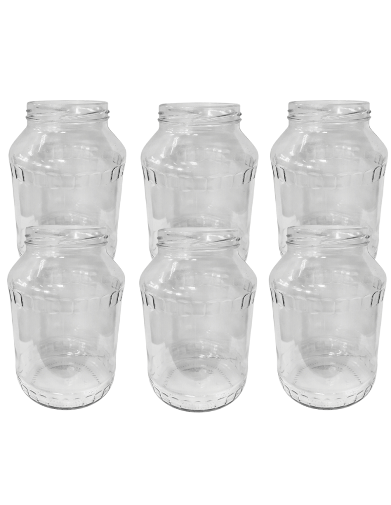 Słoiki - Słoiki 1500ml 1,5l na ogórki małosolne soki nalewki kompoty 6szt. 82mm PZH - product b2b.wamar.biz 2