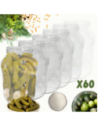 Słoiki 1500ml 1,5l na ogórki małosolne soki grzyby nalewki 60szt. 82mm PZH