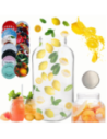Słoik 2000ml 2l na ogórki soki grzyby nalewki KOMPLET z POKRYWKĄ 82mm