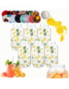 Słoiki 2000ml 2l na ogórki soki grzyby nalewki 6kompletów zakrętki 82mm
