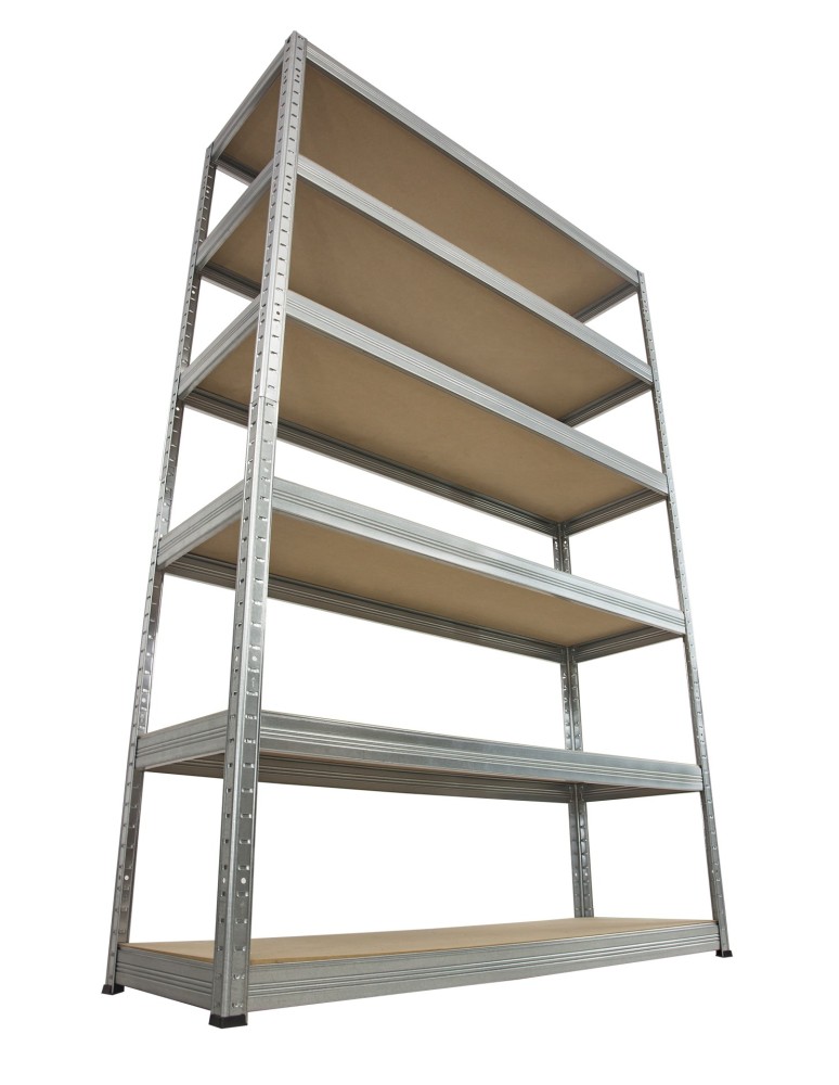 Regały Magazynowe - Regał Helios 213x120x30 cm 6 półek/175kg Ocynkowany - product b2b.wamar.biz 1
