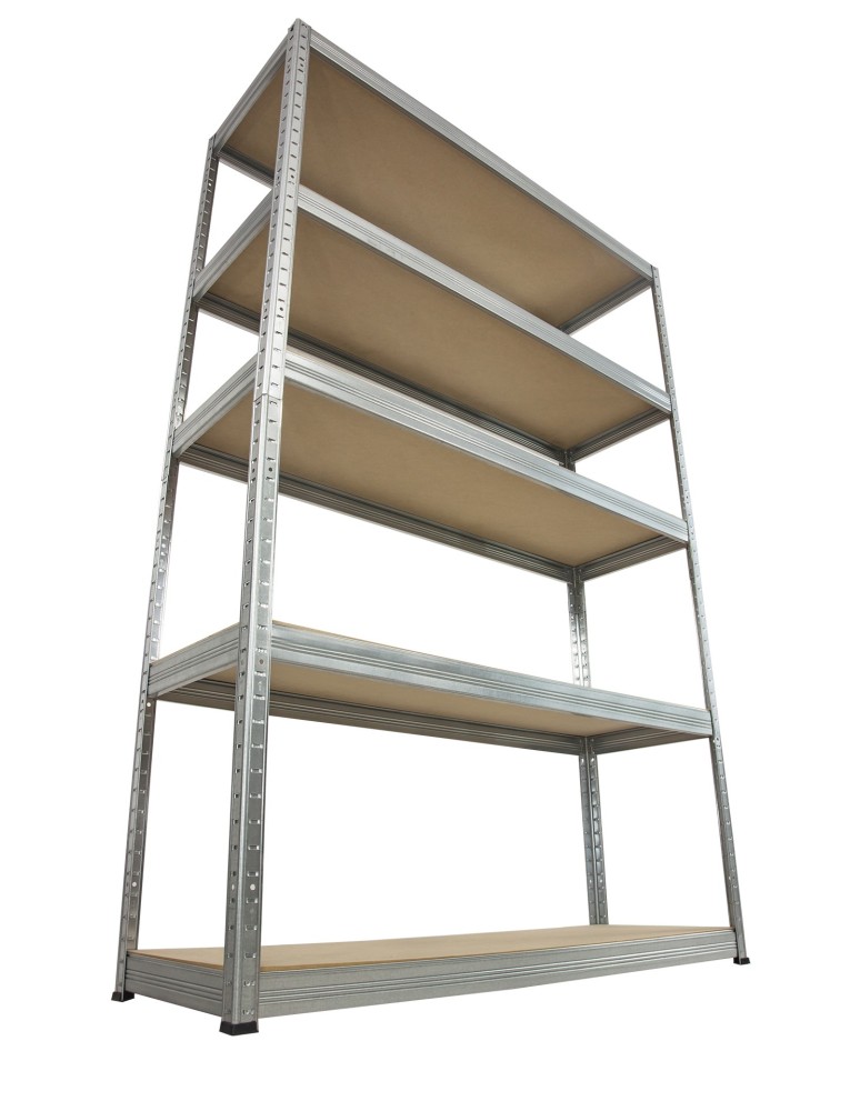 Regały Magazynowe - Regał Helios 213x120x35 cm 5 półek/175kg Ocynkowany - product b2b.wamar.biz 1