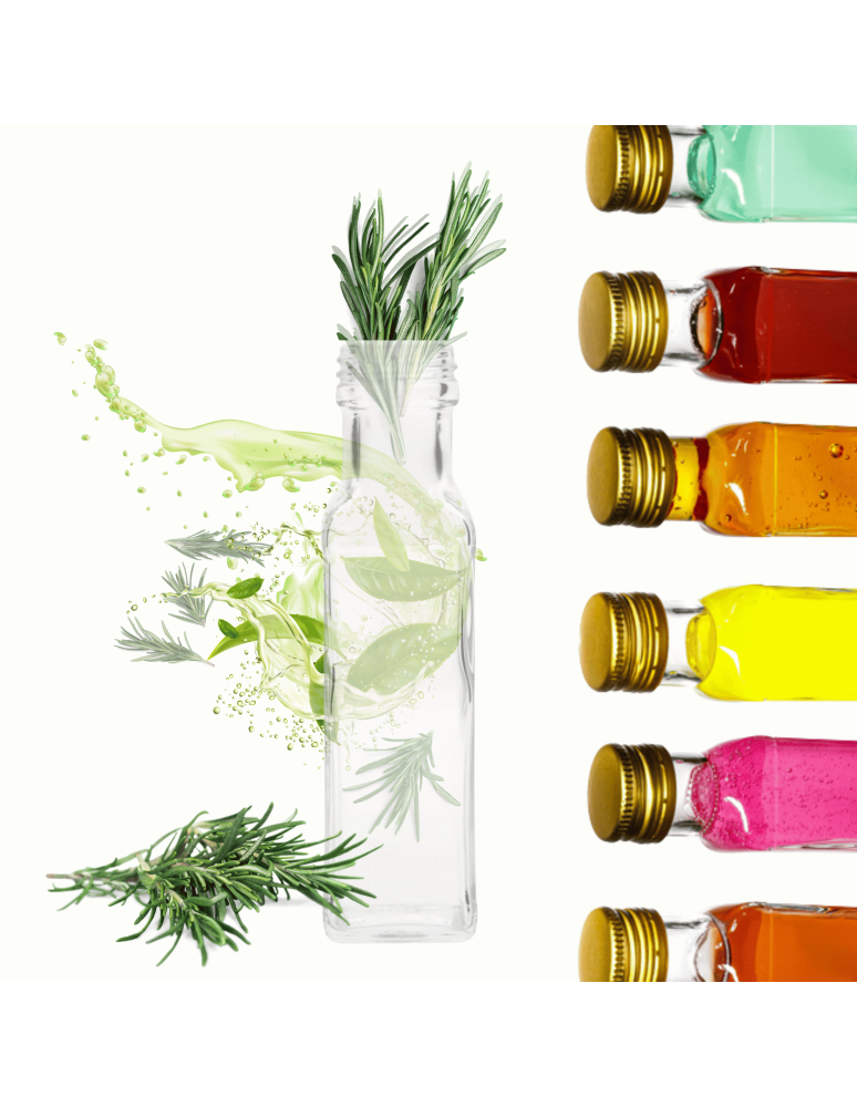 Szklane butelki na alkohol - galoniki - Butelka 100 ml maraska kwadratowa soki sok na olej fi31 1szt BEZ NAKRETKI - product b2b.wamar.biz 1