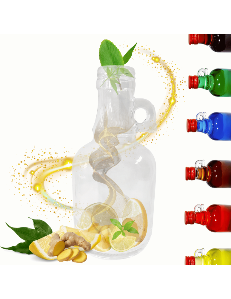 Szklane butelki na alkohol - galoniki - Butelka 250 ml galon z uchwytem soki sok na oliwę fi31 1szt BEZ NAKRETKI - produkt b2b.wamar.biz 1