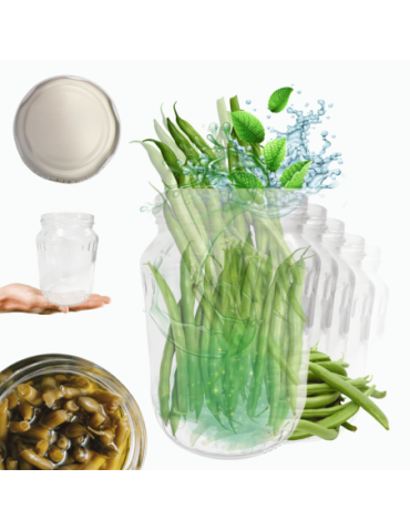 Słoiki - Słoiki 720ml 0,7l soki ogórki papryka fasolka papryka kompot 30sztuk 82mm - product 14