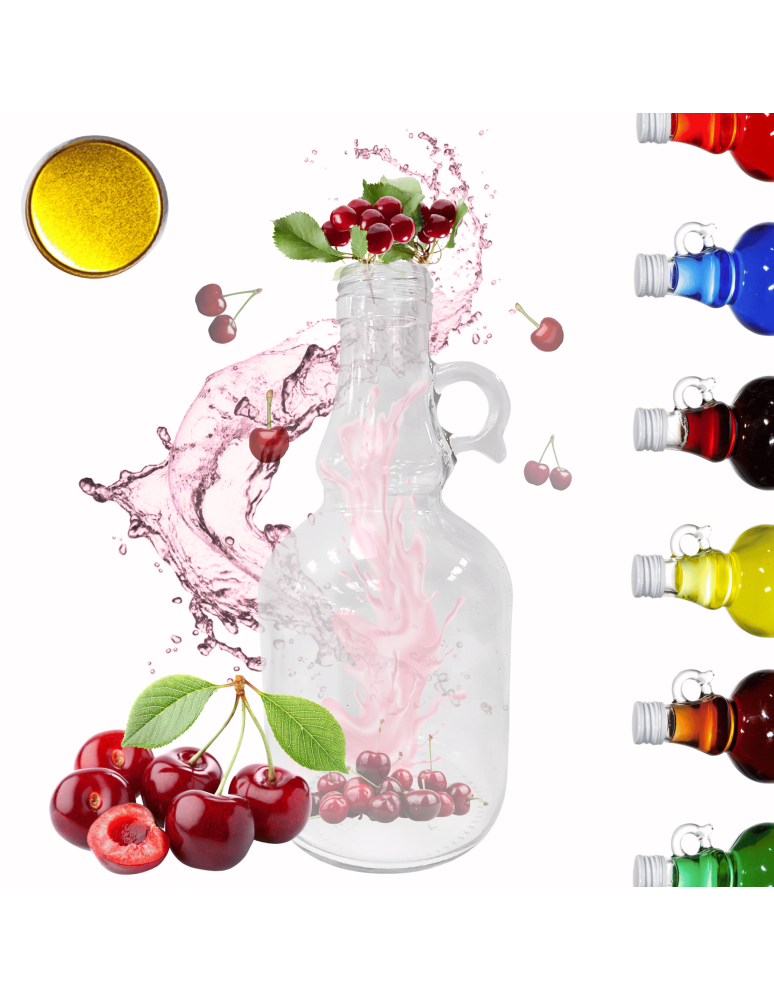 Szklane butelki na alkohol - galoniki - Butelka 500 ml galon z uchwytem soki na olej oliwę fi31 1szt NAKRĘTKA - produkt b2b.wamar.biz 1