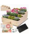 Skrzynia na warzywa warzywnik IMPREGNOWANY 54x120x120 GRATISY WYSOKA ECO