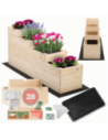 Skrzynia na warzywa warzywnik IMPREGNOWANY 54x30x120 GRATISY WYSOKA ECO