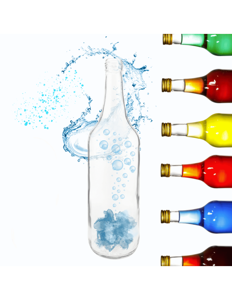 Szklane butelki na alkohol - galoniki - Butelka 700 ml na sok nalewkę syrop ocet syrop octy fi28 1szt BEZ NAKRETKI - produkt b2b.wamar.biz 1