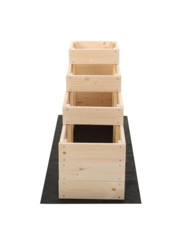 Grządki i Warzywniaki - Skrzynia na warzywa warzywnik IMPREGNOWANY 54x30x120 GRATISY WYSOKA ECO - produkt 4