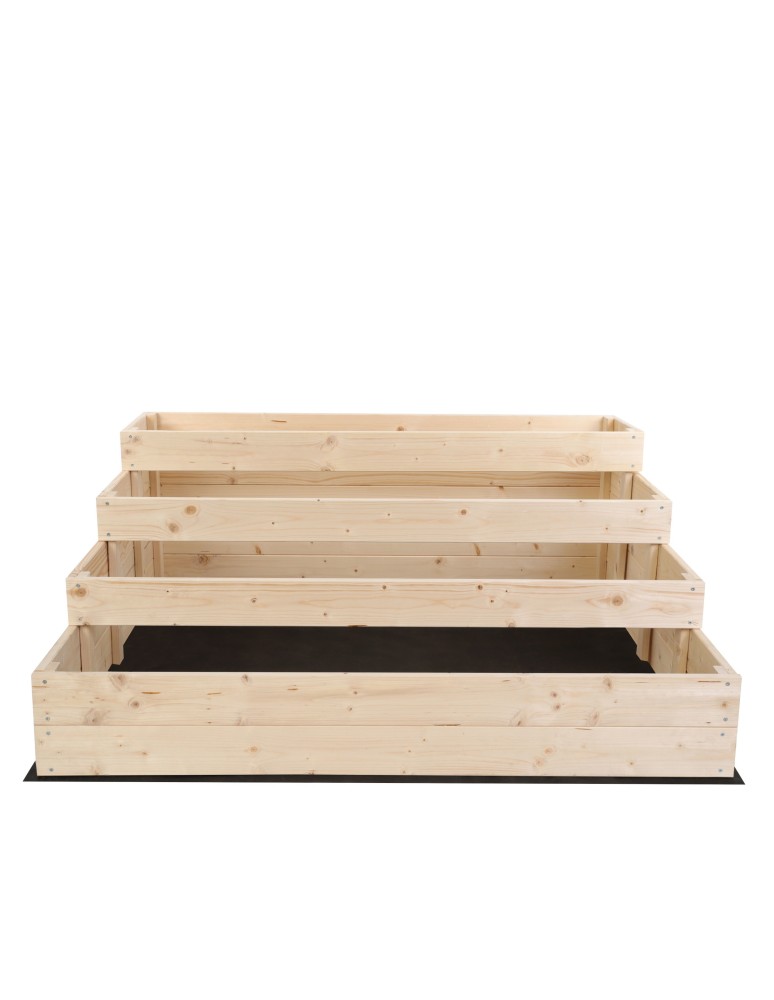 Grządki i Warzywniaki - Skrzynie na warzywa warzywniak donica IMPREGNOWANY 45x120x120 GRATISY EKO - product b2b.wamar.biz 4