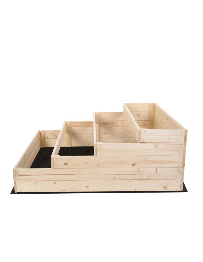 Grządki i Warzywniaki - Skrzynie na warzywa warzywniak donica IMPREGNOWANY 45x120x120 GRATISY EKO - product b2b.wamar.biz 5