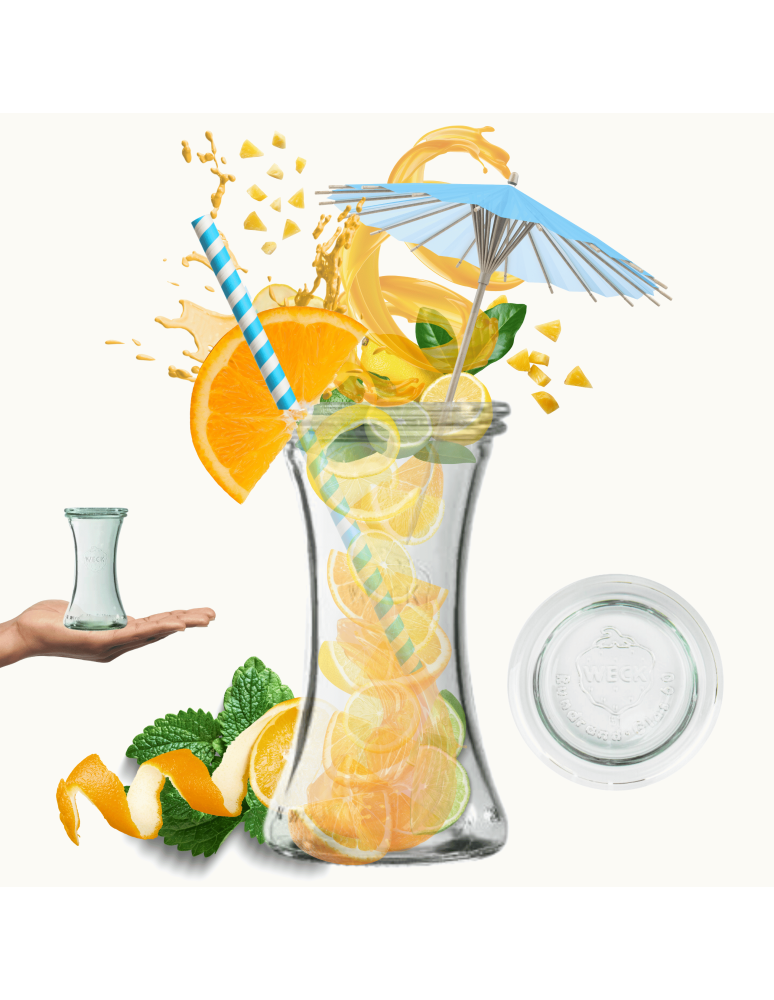Słoiki weck - Słoik Weck 200 ml słoik szklany ozdobny DELI na deser wieko szklane 1szt - product b2b.wamar.biz 1