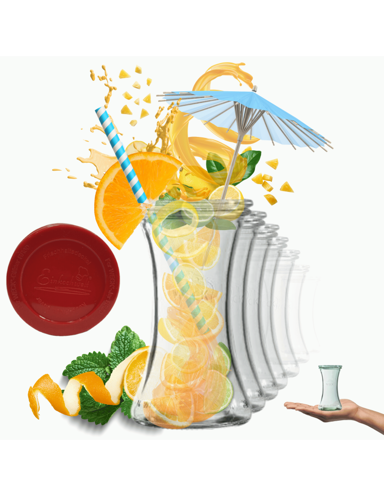 Słoiki weck - Słoiki Weck 200ml pucharek DELI żaroodporne silikonowe wieka 12szt TRWAŁE - product b2b.wamar.biz 1
