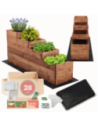Skrzynia na warzywa warzywnik IMPREGNOWANY 54x30x120 GRATISY WYSOKA ECO