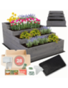 Skrzynia na warzywa warzywnik IMPREGNOWANY 54x90x120 GRATISY WYSOKA ECO
