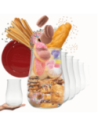 Słoiki Weck 1750ml 1,75l wazon TULIP szczelne silikonowe wieka 12szt TRWAŁE