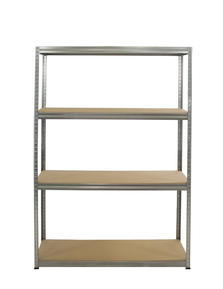 Magazynowe regały metalowe - Regał Helios 180x120x40 cm 4 półki/275kg Ocynkowany - produkt b2b.wamar.biz 1
