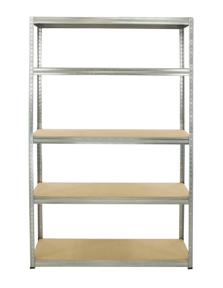 Magazynowe regały metalowe - Regał Helios 213x120x40 cm 5 półek/400kg Ocynkowany - produkt b2b.wamar.biz 1