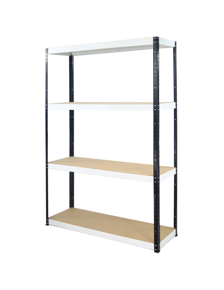 Regały - Regał Helios 180x120x30 cm 4 półki/350kg Niebiesko-Pomarańczowy - product b2b.wamar.biz 14