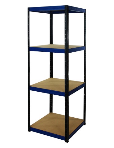 Regały - Regał Helios 180x50x50 cm 4 półki/175kg Biało-Niebieski - product 3