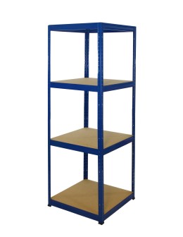 Regał Helios 180x60x60 cm 4 półki/175kg Niebiesko-Niebieski