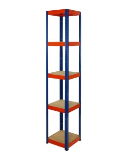 Regał Helios 196x40x40 cm 5 półek/175kg Niebiesko-Niebieski - product 2