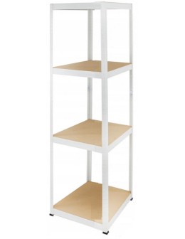 Regał Helios 180x60x60 cm 4 półki/175kg Niebiesko-Biały - product 2