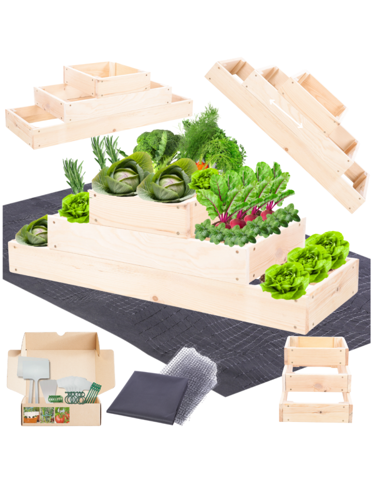 Grządki kaskadowe - Skrzynia na warzywa regulowana skrzynie na warzywniak inspekt 27x90x30 - product b2b.wamar.biz 1