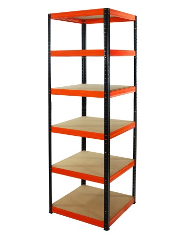 Regały - Regał Helios 213x60x60 cm 6 półek/175kg Niebiesko-Biały - product 3