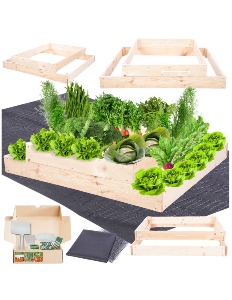Grządki kaskadowe - Skrzynia na warzywa regulowana skrzynie na warzywniak inspekt 18x90x80 - product b2b.wamar.biz 1