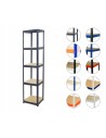 Regał metalowy regał magazynowy garażowy HELIOS premium 180x040x40 5 półek
