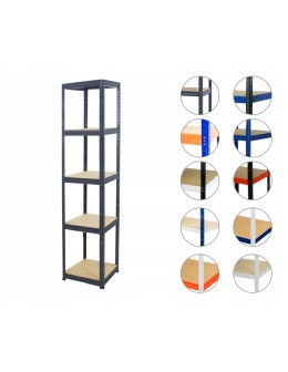 Regał metalowy regał magazynowy garażowy HELIOS premium 180x060x60 5 półek