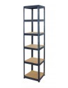 Regał metalowy regał magazynowy garażowy HELIOS premium 196x040x40 6 półek